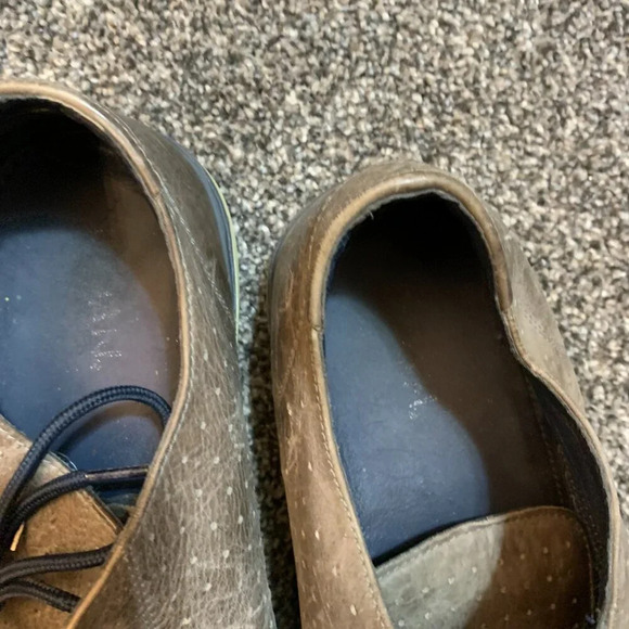 Gray "Bowler" shoes - Men's size 12 - Picture 2 of 4